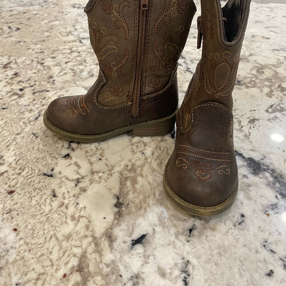 Cat & Jack Brown Kids Boots